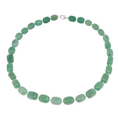 Womens Handmade Natural Gemstone Beaded Necklace - Pink Rose Quartz, Green aventurine, Yellow Agate Beaded Necklace for Women Ladies and Girls treasurebayb2b