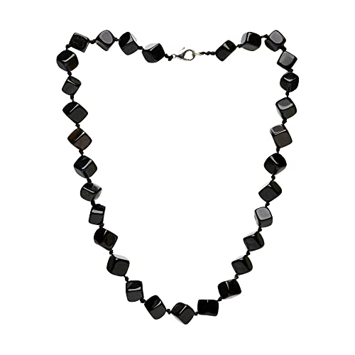 Women's Necklaces- Beautiful Handmade 10x10mm Natural Gemstone Beaded Necklace for Women and Girls treasurebayb2b