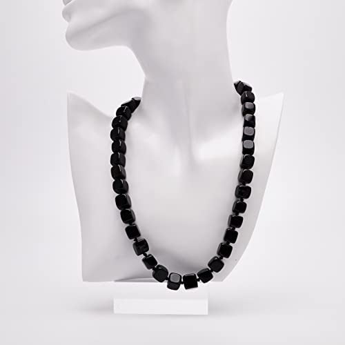 Stunning 12mm Natural Gemstone Beaded Necklace for Women treasurebayb2b