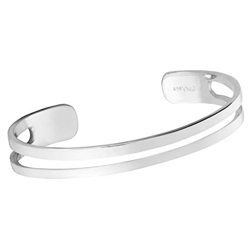 Stunning Womens Silver Bangle Bracelet made from Solid 925 Sterling Silver treasurebayb2b