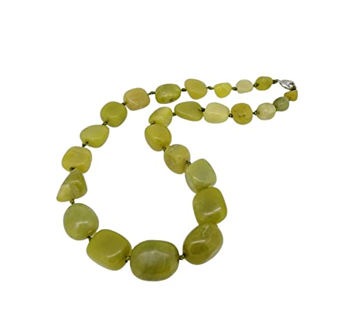 Chunky Statement Natural Gemstone Beaded Necklace for Women, Women's Handmade Necklace treasurebayb2b
