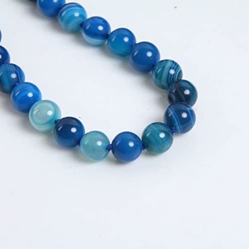 Women's Necklace Jewellery Set | Stunning 10mm Natural Gemstone Beaded Necklace Bracelet treasurebayb2b