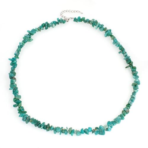 Handmade Womens Girls Beaded Gemstone chips necklace Choker - Natural Gemstones Healing Crystal Jewellery treasurebayb2b