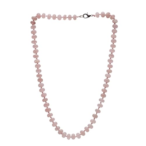 Women's Handmade Necklace 8mm Rondelle Shape Gemstone Beaded Necklace treasurebayb2b