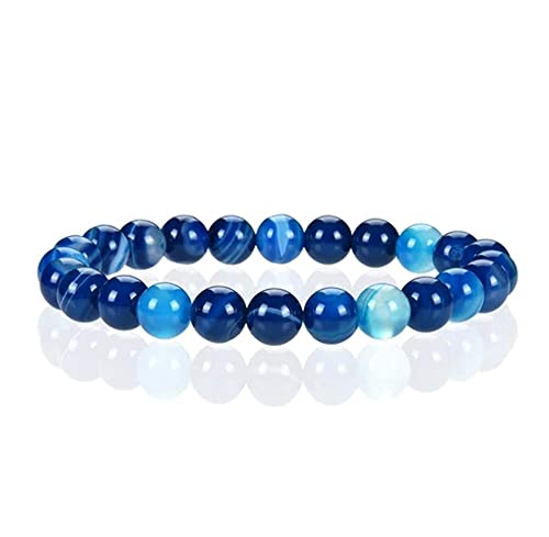 Handmade Womens Mens 8mm Natural Power Healing Gemstone Beaded Stretchy Bracelet treasurebayb2b