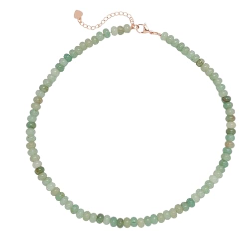 Handmade Beaded Necklace Choker for Women Girls Teen - 6mm Beads Natural Gemstones Healing Crystal Jewellery Necklace treasurebayb2b