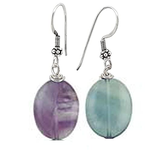 Handmade Natural Gemstone Dangle Drop Earrings for Women and Girls Made with Sterling Silver treasurebayb2b