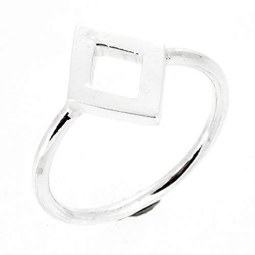 Stylish Chunky Statement Plain 925 Sterling Silver Rings for Women Girls Available in size L M N P treasurebayb2b