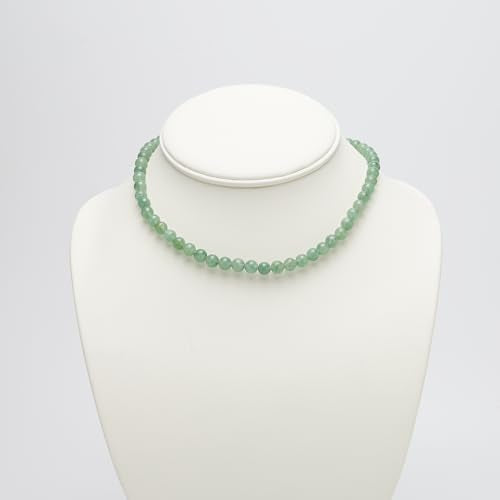 Handmade Beaded Necklace Choker for Women Girls Teen - 6mm Beads Natural Gemstones Healing Crystal Jewellery Necklace treasurebayb2b