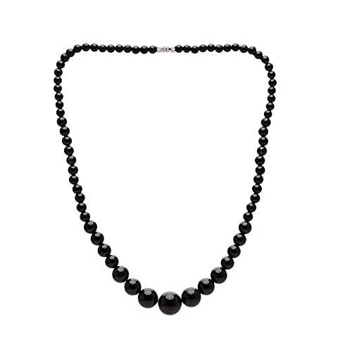 Handmade 6-14mm Natural Agate Gemstone Necklace For Women and Girls treasurebayb2b