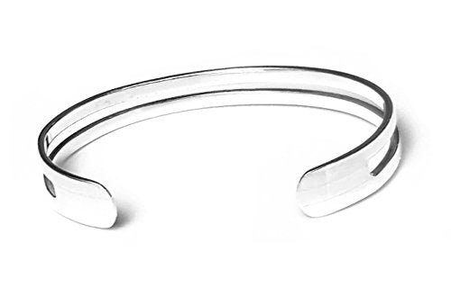 Stunning Womens Silver Bangle Bracelet made from Solid 925 Sterling Silver treasurebayb2b