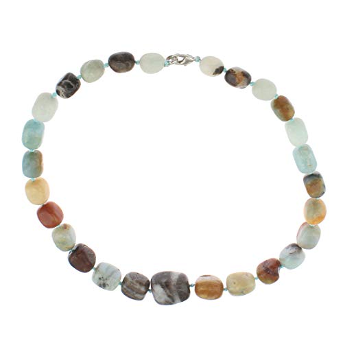 Chunky Natural Gemstone Beaded Necklace for Women, Women's Handmade Necklace treasurebayb2b