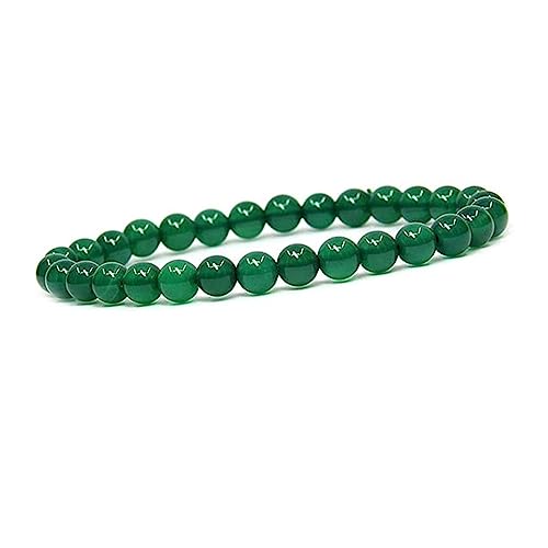Handmade Womens Mens 6mm Gemstone Bracelet | Stress and Anxiety Power Bead Healing Crystal Gemstone Bracelet treasurebayb2b