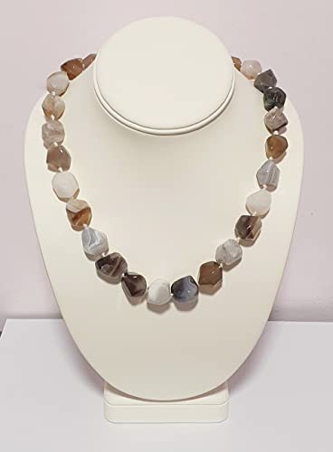 Chunky Statement Natural Gemstone Beaded Necklace for Women, Women's Handmade Necklace treasurebayb2b