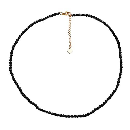 Handmade Womens Girls Crystal Gemstone Beaded Necklace Choker - Natural Gemstones Healing Crystal Birthstone Jewellery treasurebayb2b