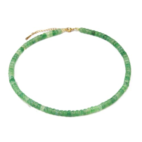 Handmade Beaded Necklace Choker for Women Girls Teen - 6mm Beads Natural Gemstones Healing Crystal Jewellery Necklace treasurebayb2b