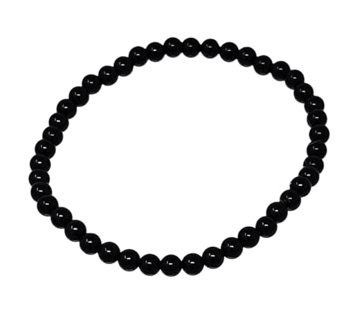 Handmade Womens Girls 4Mm Gemstone Beaded Bracelet | Stress and Anxiety Power Bead Healing Crystal Gemstone Bracelet treasurebayb2b