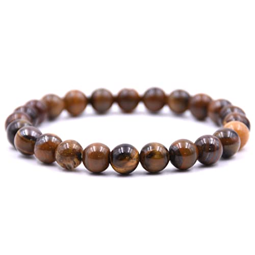 Handmade Womens Mens 8mm Natural Power Healing Gemstone Beaded Stretchy Bracelet treasurebayb2b