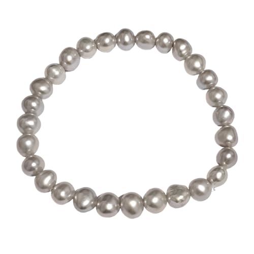 Handmade Women's Pearl Bracelet 5mm Cultured Pearl Colour White Or Pink treasurebayb2b