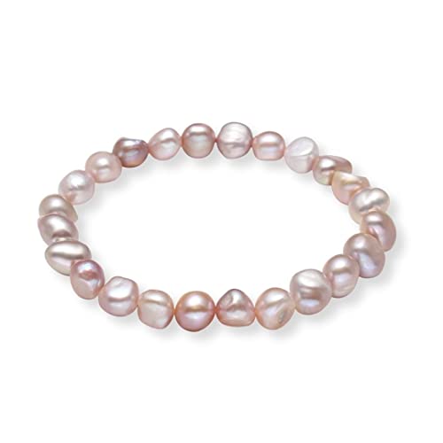 Stunning 7-8mm Baroque Freshwater Pearl Bracelet for Women and Girls treasurebayb2b