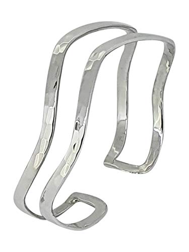 Women's Bracelet 925 Sterling Silver Hammered Silver Bangle For Women Ladies Girls treasurebayb2b