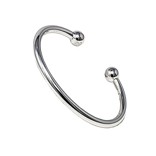 Man Men's Solid 925 Sterling Silver Torque Bangle Bracelet 29.2GRS Silver Bangle For Men treasurebayb2b