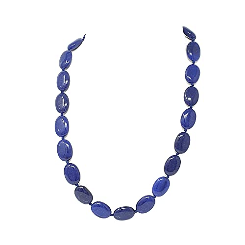 Stunning Oval Shape Natural Gemstone Beaded Necklace for Women treasurebayb2b