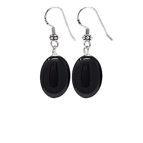 Handmade Natural Gemstone Dangle Drop Earrings for Women and Girls Made with Sterling Silver treasurebayb2b