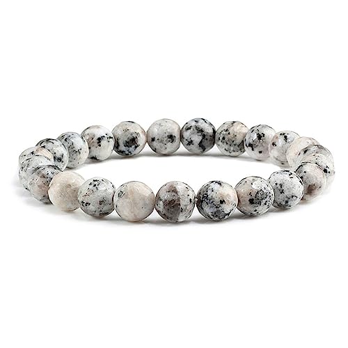Handmade Womens Mens 8mm Gemstone Bracelet | Stress and Anxiety Power Bead Healing Crystal Gemstone Bracelet Amethyst, Rose quartz, Blue Agate, Tiger’s Eye, Turquoise treasurebayb2b