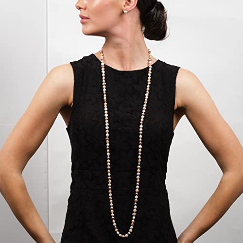 Elegant and Classic 5 in 1 Natural Freshwater Pearl Necklace 120cm treasurebayb2b