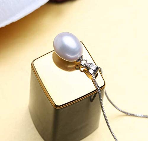 Women's Pearl Jewellery Set Classic AA Grade 8-9mm Freshwater Pearl Necklace and Earrings Jewellery Set For Women Ladies and Girls Colour: White Grey Pink Black White treasurebayb2b