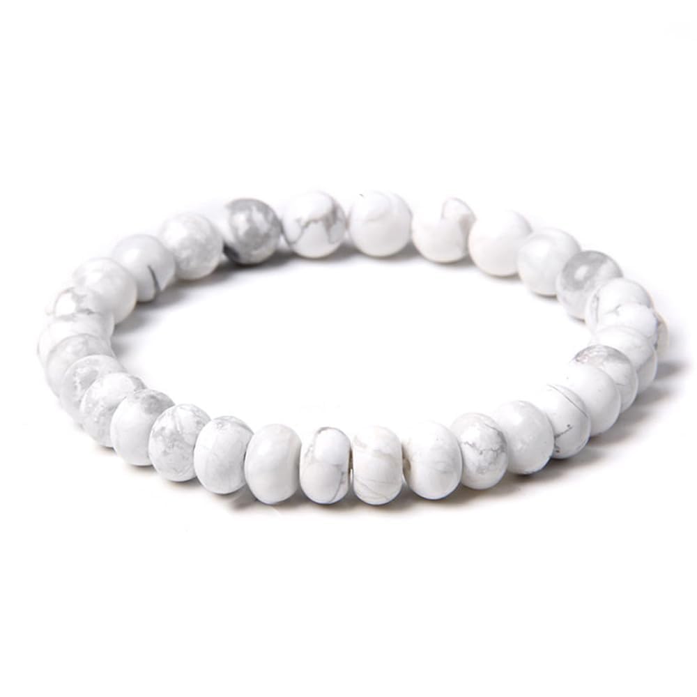 Handmade Womens Mens 8mm Beaded Gemstone Bracelet | Stress and Anxiety Power Beads Healing Crystal Gemstone Bracelet – Gift box treasurebayb2b