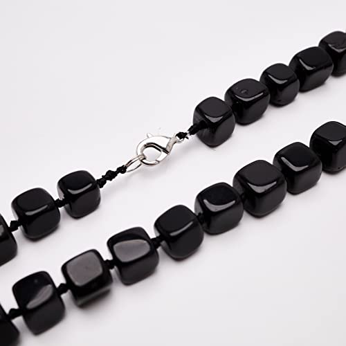 Stunning 12mm Natural Gemstone Beaded Necklace for Women treasurebayb2b