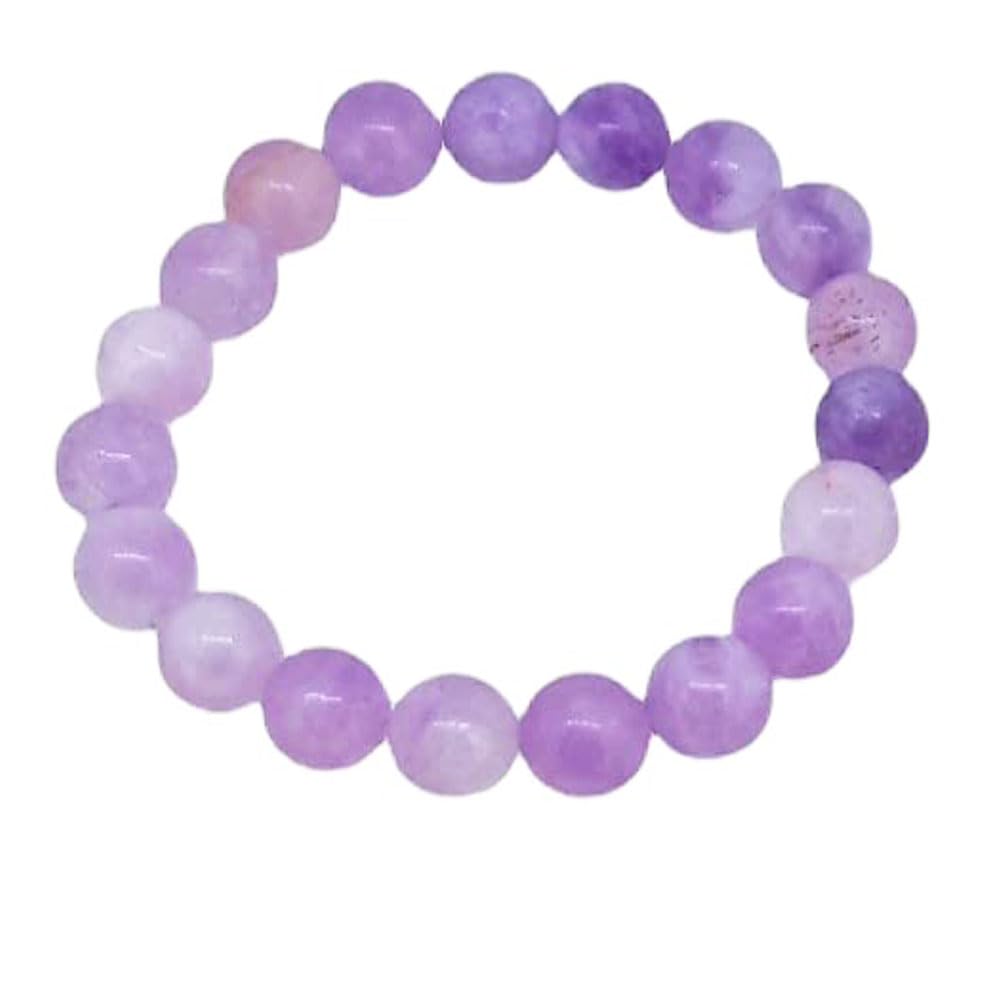Handmade Womens Mens 10mm Natural Gemstone Bracelet | Stress and Anxiety Power Bead Healing Crystal Gemstone Bracelet treasurebayb2b
