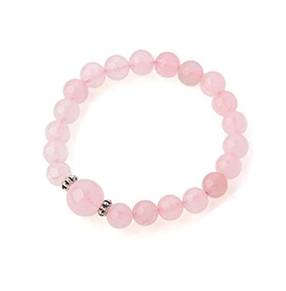 Handmade Womens 8-12mm Natural Power Healing Gemstone Beaded Stretchy Bracelet treasurebayb2b
