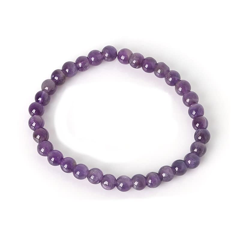 Handmade Womens Mens 6mm Gemstone Bracelet | Stress and Anxiety Power Bead Healing Crystal Gemstone Bracelet treasurebayb2b