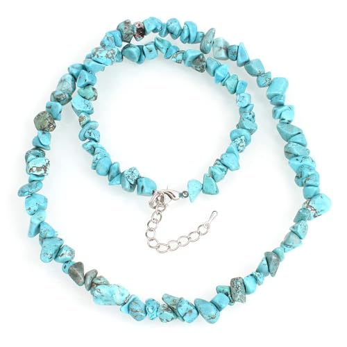 Handmade Womens Girls Beaded Gemstone chips necklace Choker - Natural Gemstones Healing Crystal Jewellery treasurebayb2b