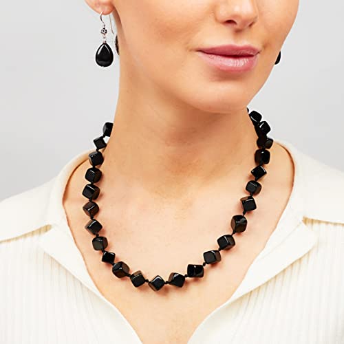 Women's Necklaces- Beautiful Handmade 10x10mm Natural Gemstone Beaded Necklace for Women and Girls treasurebayb2b