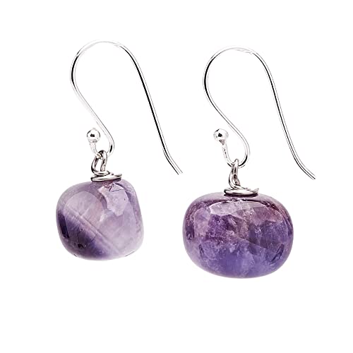 Handmade Gemstone Dangle Drop Earrings, Womens Pierced Earrings Made with 925 Sterling Silver treasurebayb2b
