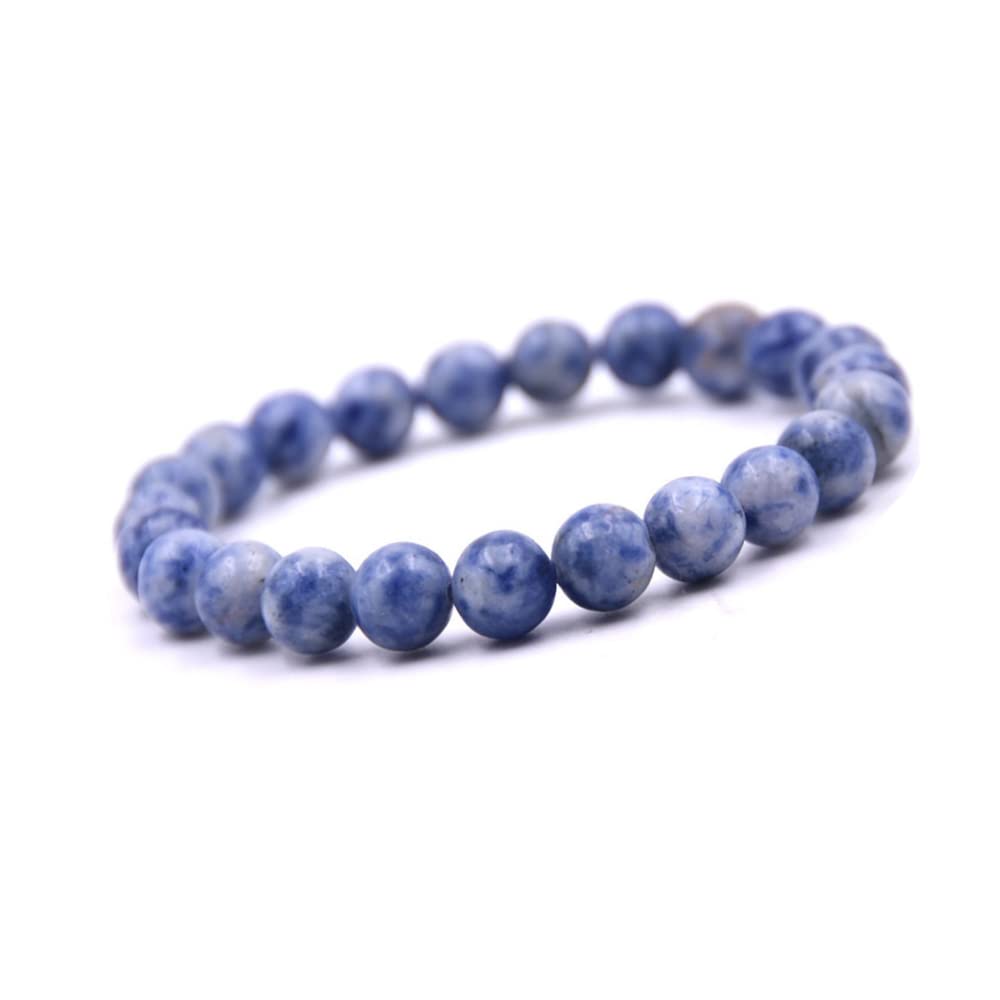 Handmade Womens Mens 8mm Gemstone Bracelet | Stress and Anxiety Power Bead Healing Crystal Gemstone Bracelet Amethyst, Rose quartz, Blue Agate, Tiger’s Eye, Turquoise treasurebayb2b