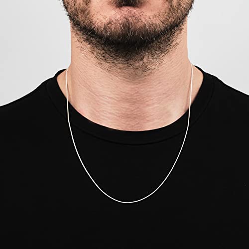 925 Sterling Silver Snake Chain Necklace Available in 16" 18" 19" 20" 21" 22" 24" 30" treasurebayb2b