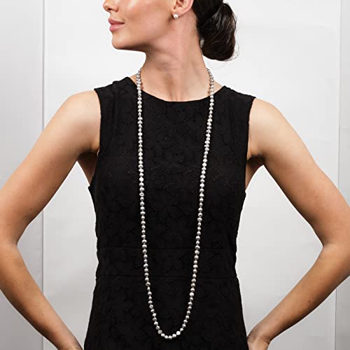 Elegant and Classic 8-9mm Freshwater Pearl Necklace for Women treasurebayb2b