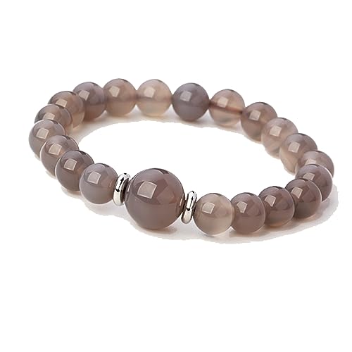Handmade Womens 8-12mm Natural Power Healing Gemstone Beaded Stretchy Bracelet treasurebayb2b