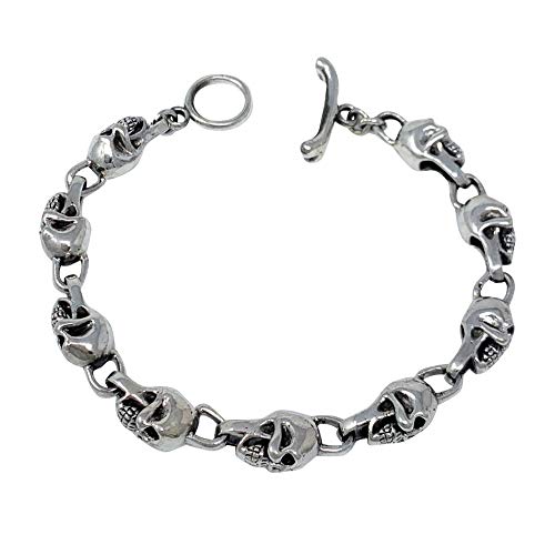Super Heavy Skull Bracelet for men and women treasurebayb2b