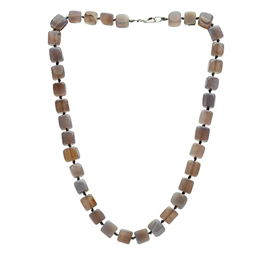 Stunning 12mm Natural Gemstone Beaded Necklace for Women treasurebayb2b