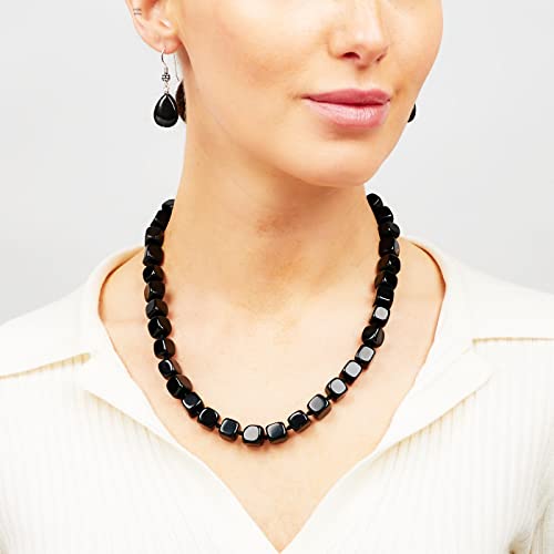 Stunning 12mm Natural Gemstone Beaded Necklace for Women treasurebayb2b