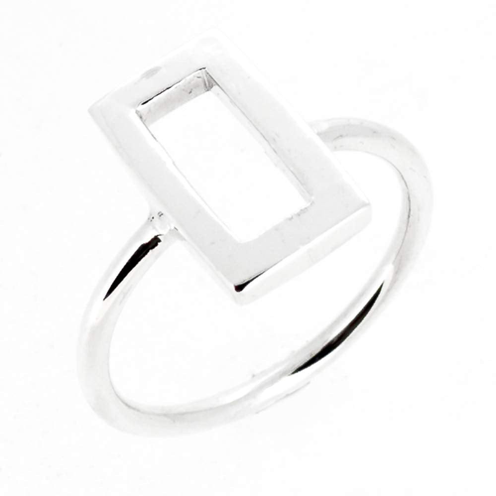 Stylish Chunky Statement Plain 925 Sterling Silver Rings for Women Girls Available in size L M N P treasurebayb2b