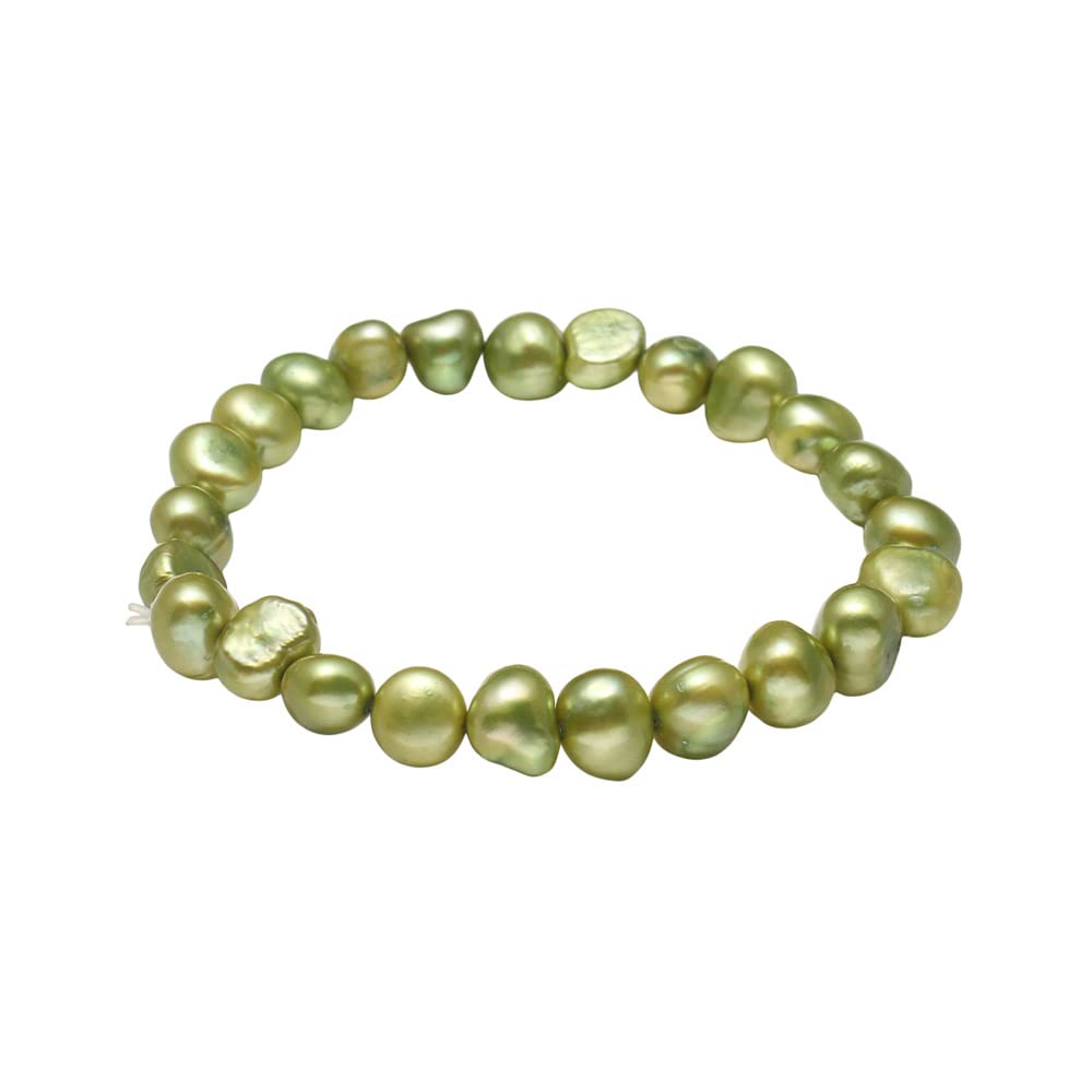 Stunning 8-9mm Baroque Freshwater Pearl Bracelet for Women and Girls treasurebayb2b