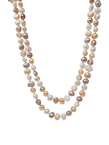 Elegant and Classic 5 in 1 Natural Freshwater Pearl Necklace 120cm treasurebayb2b