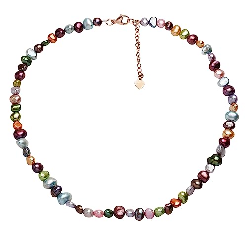 Handmade Womens Girls Beaded Necklace Choker 6mm Round Beads - Natural Gemstones Healing Crystal Jewellery treasurebayb2b